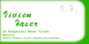 vivien haser business card